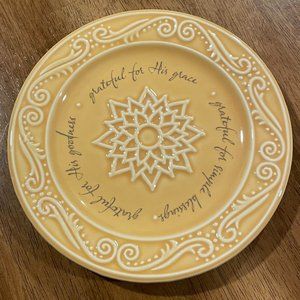Dayspring 7" gold "giftable" plate